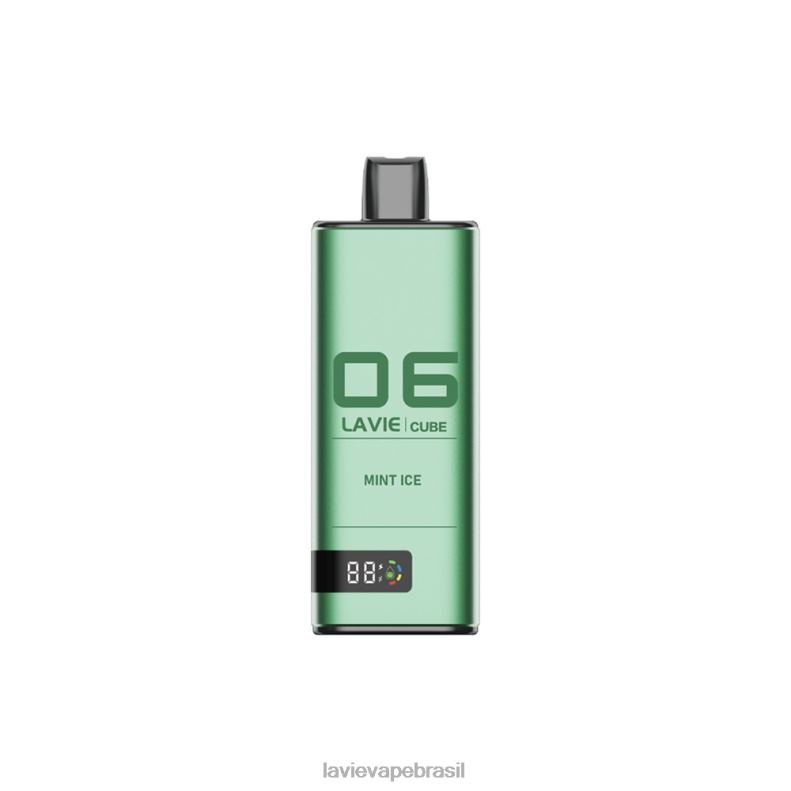 gelo de menta LAVIE Cube 20000 baforadas 6X42240 | Lavie Vape Price
